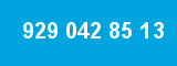 929 042 85 13 929 042 85 13